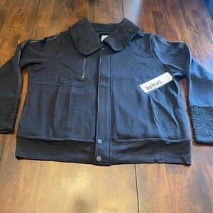 NWT SHAPE Activewear  Women's Moto Jacket  2X